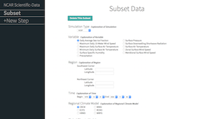 A Subset Data page.